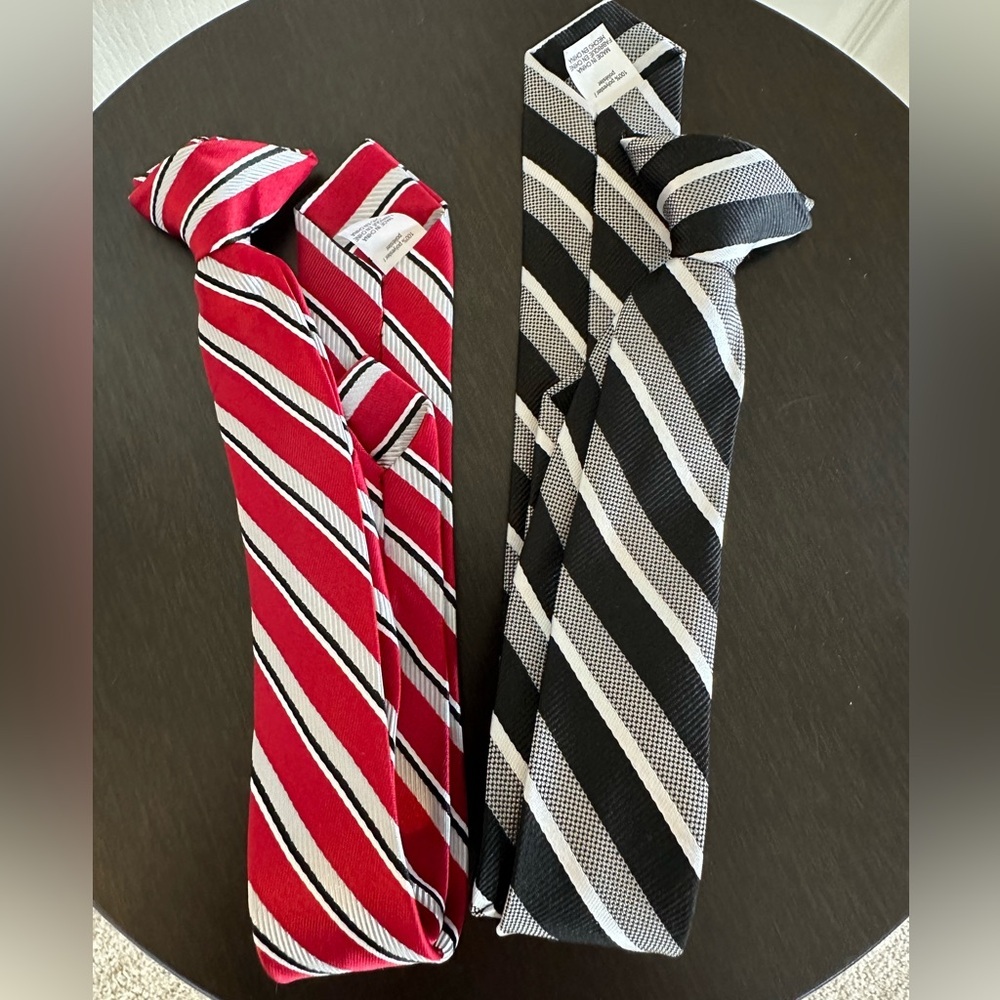 2 Boys Clip-on Ties - Formal ties
